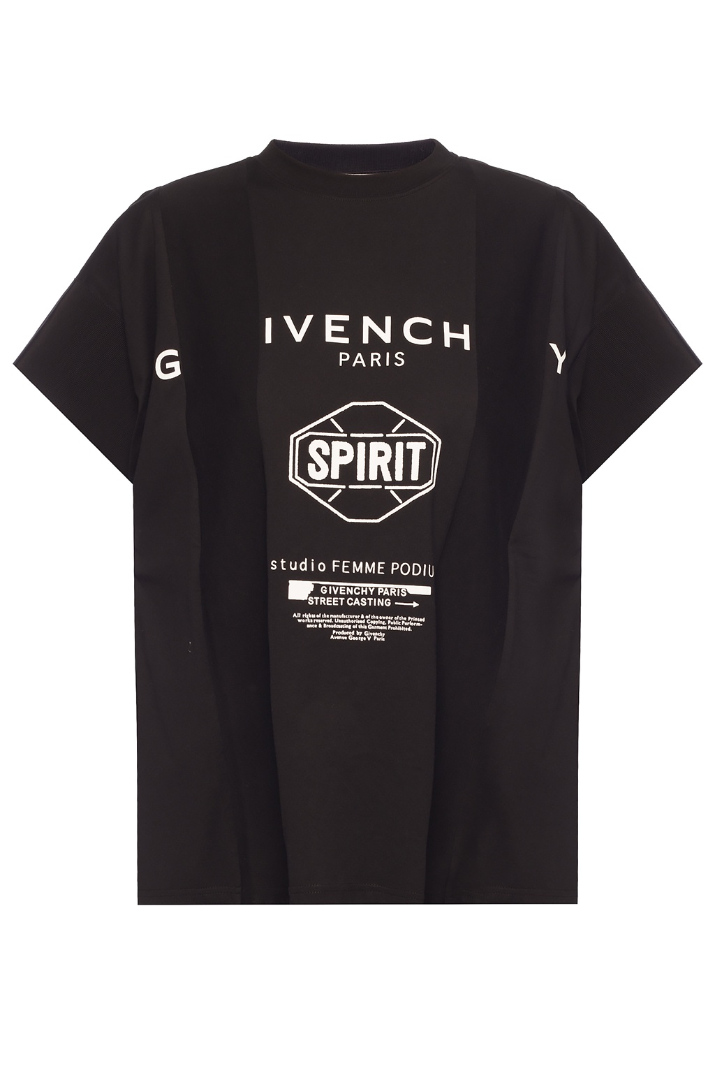 Black Short sleeve sweatshirt Givenchy